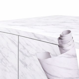 Folia rolka samoprzylepna okleina tapeta biały marmur - jazz 1,22x50m