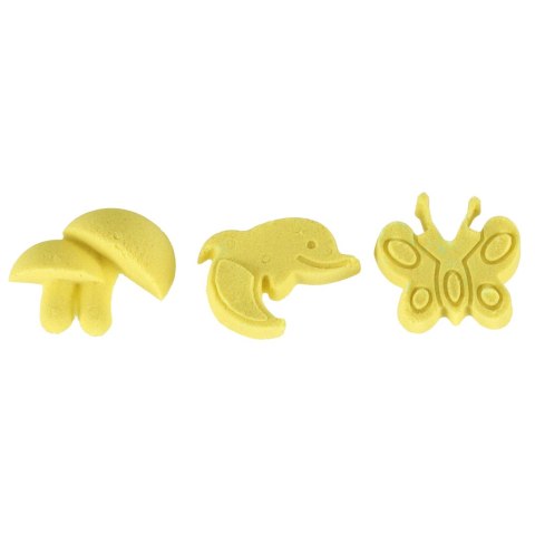 Piasek sensoryczny dla dzieci 1kg w woreczku żółty